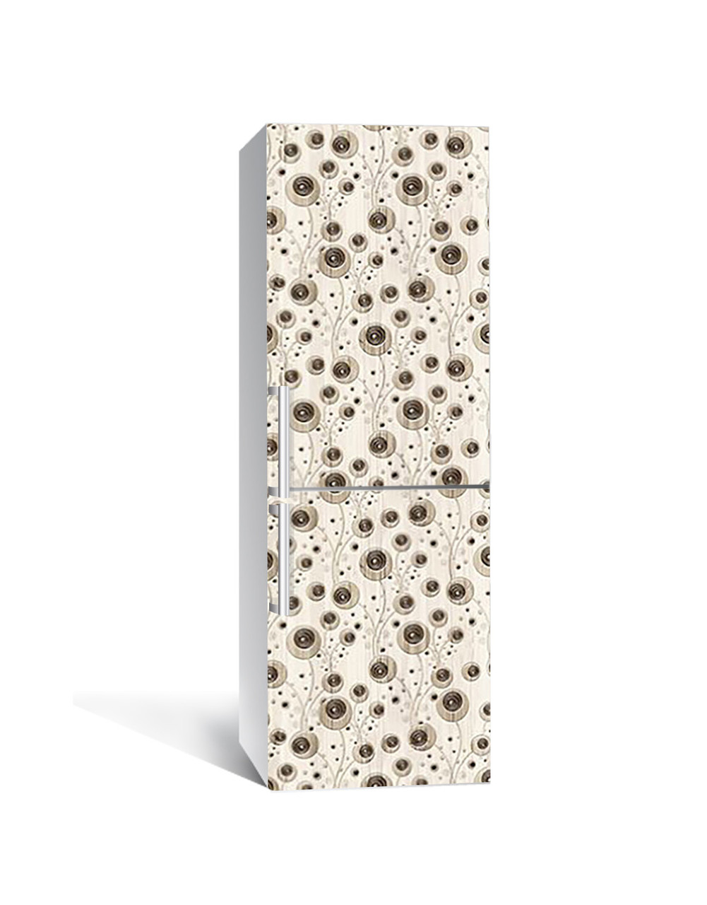 Наклейка 3D на холодильник Zatarga "Ягодный вензель" виниловая 650х2000 мм