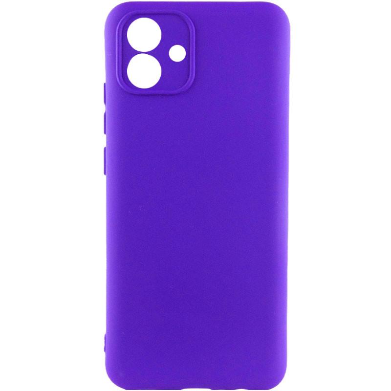 Противоударный чехол Silicone Cover Lakshmi Full Camera (A) для Samsung Galaxy A05 Синий / Iris