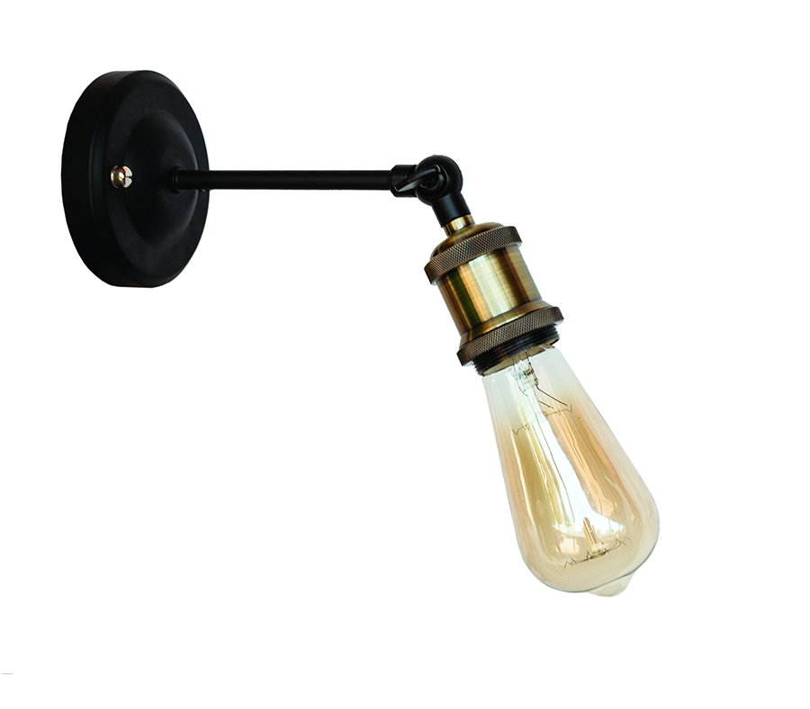 Бра Levistella Lofty удлиненное с патроном AMP11 Черный/Бронзовый (1963530271)