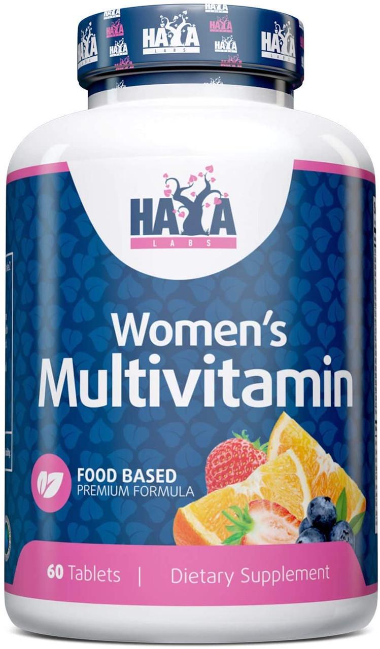 Поливитамины для женщин Haya Labs Food Based Women's Multi 60 tabletes