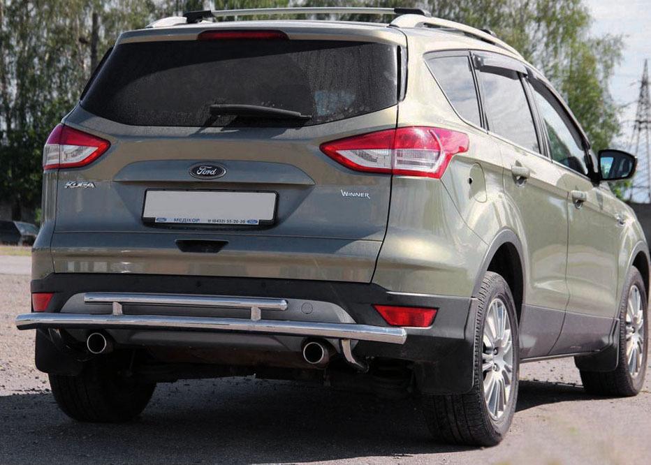 Задняя дуга AK002-2 CAN для Ford Kuga/Escape 2013-2019 гг. нержавеющая сталь Хром