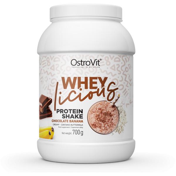 Протеин OstroVit WHEYlicious Protein Shake 700 g /23 servings/ Chocolate Banana