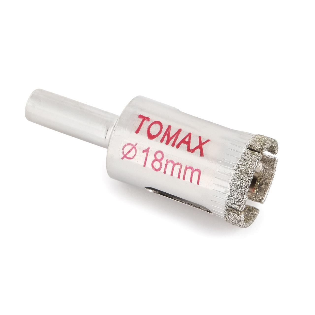 Коронка для плитки TOMAX 18 мм алмазная (1415215397)