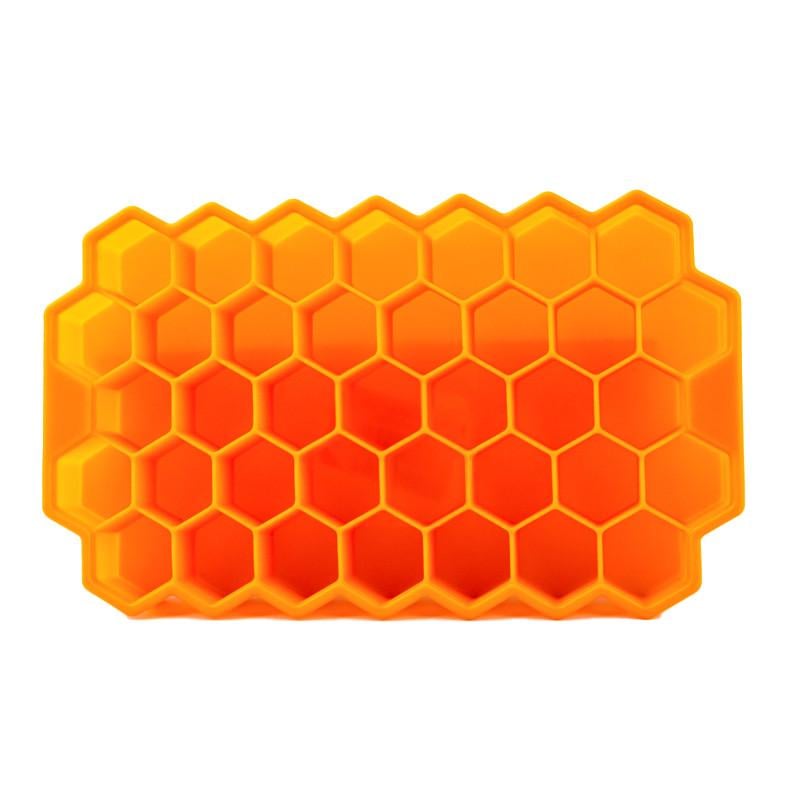 Форма для льда силиконовая CUMENSS Соты Orange (28525496)