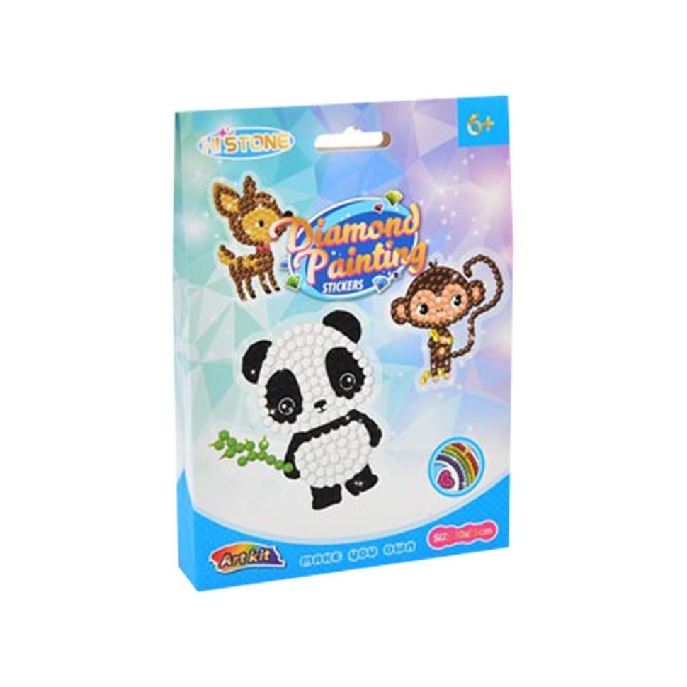 Детская алмазная мозаика Bambi Животные фигурки-наклейки (TM-158-M-100)