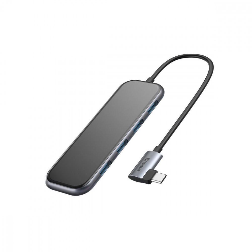 Хаб BASEUS Multi-functional Type-C to 4xUSB3.0+PD - фото 5