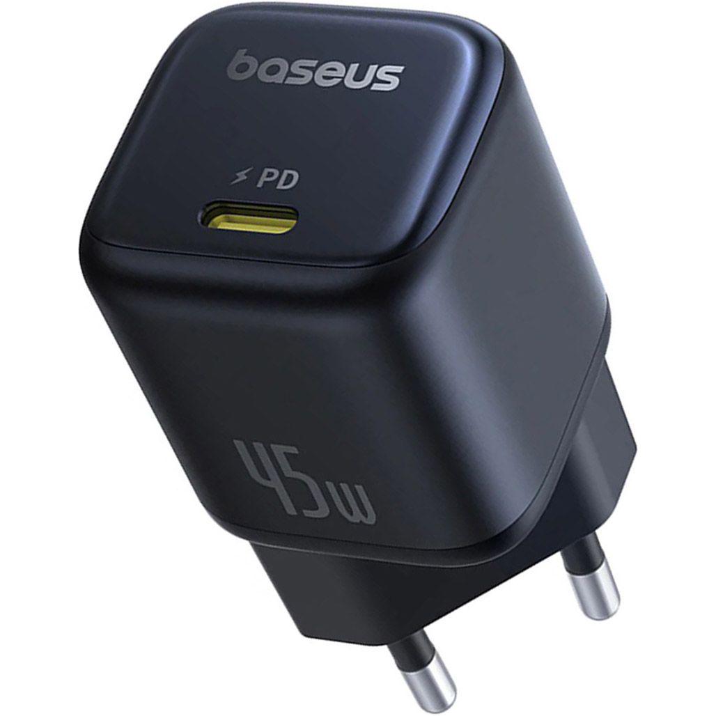 Устройство зарядное сетевое BASEUS PicoGo GaN Fast Charger Type-C P10176800123-00 45W Black