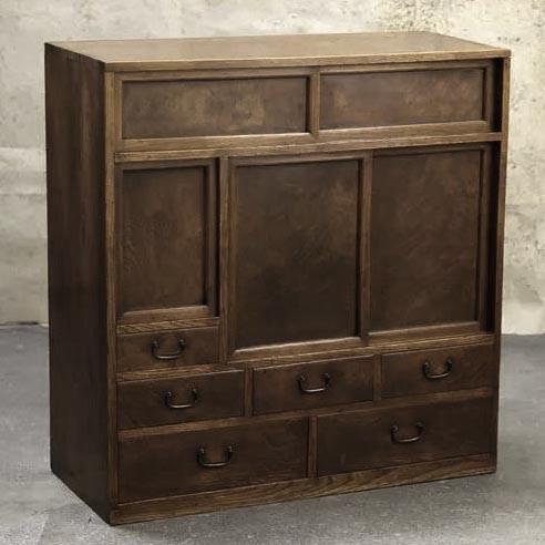 Комод тансу из дерева Магалит Сепия (КТУ-007608)