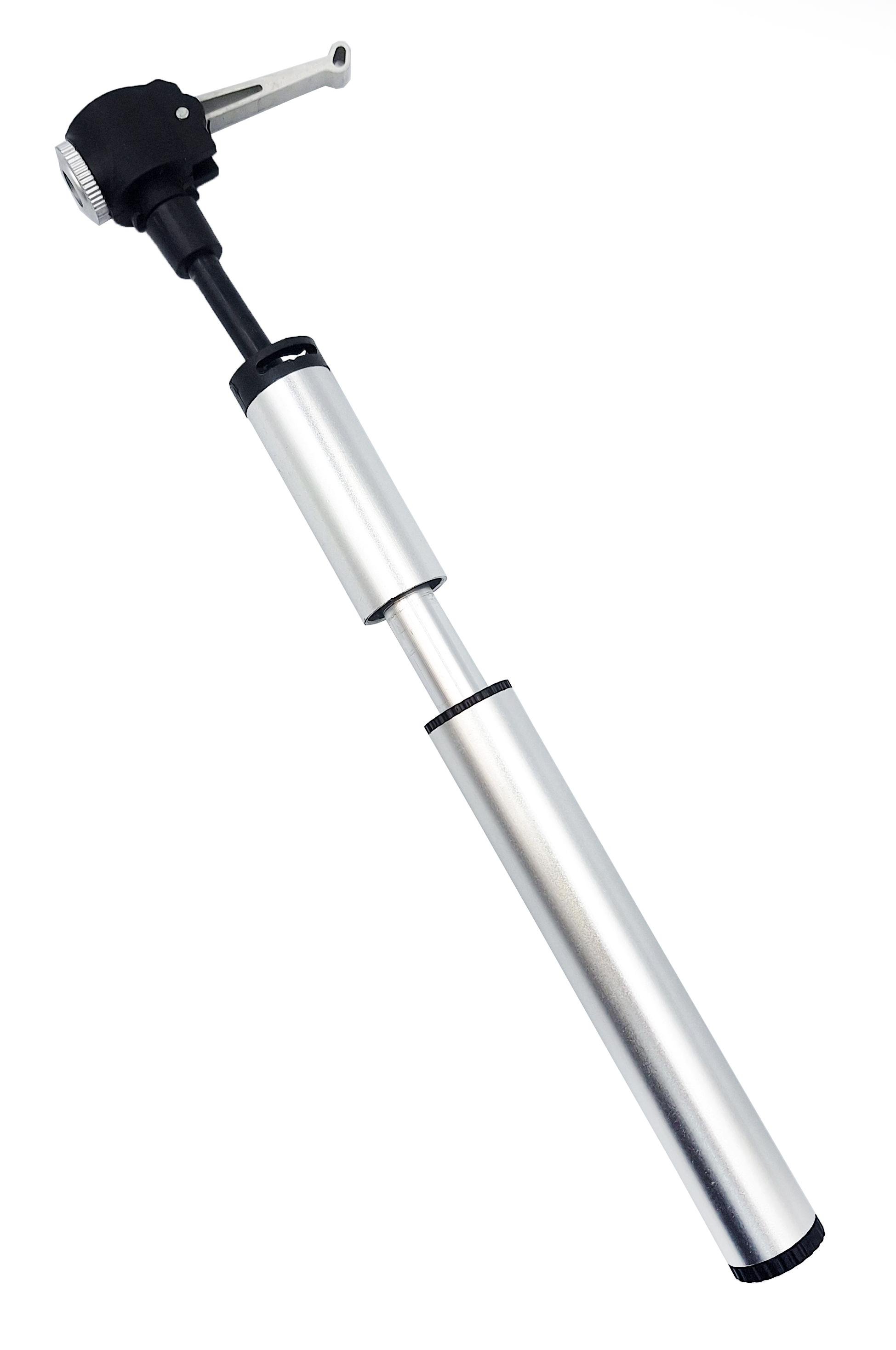 Насос велосипедный с выдвижным шлангом West Biking YP0711100 120 Psi Серебристый (G0001547)