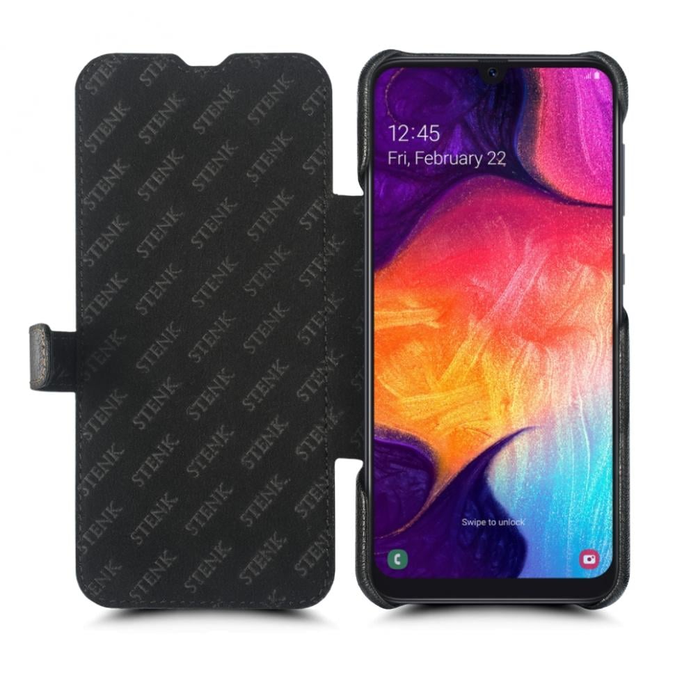 Чехол книжка Stenk Premium для Samsung Galaxy A50 Черный (63197)