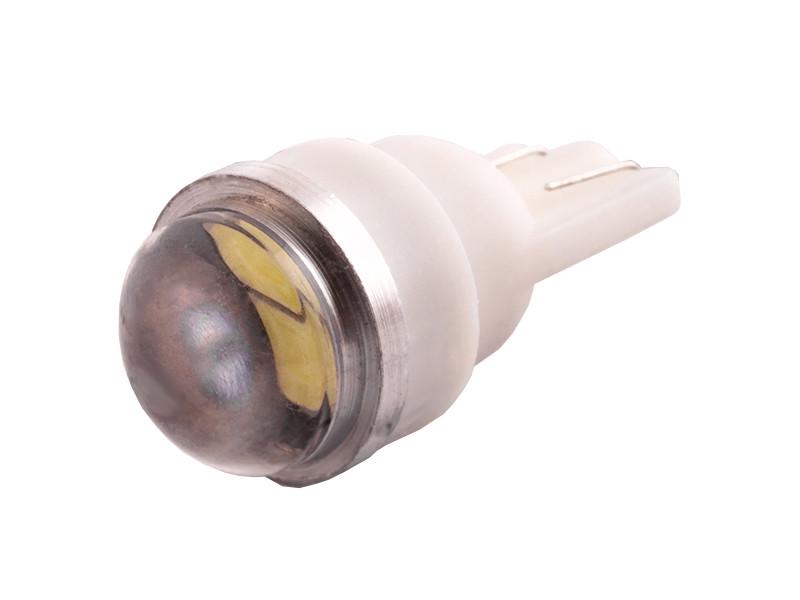 Автолампа светодиодная с линзой T10 W5W 12 В SMD5630-2led Белый (35503758)