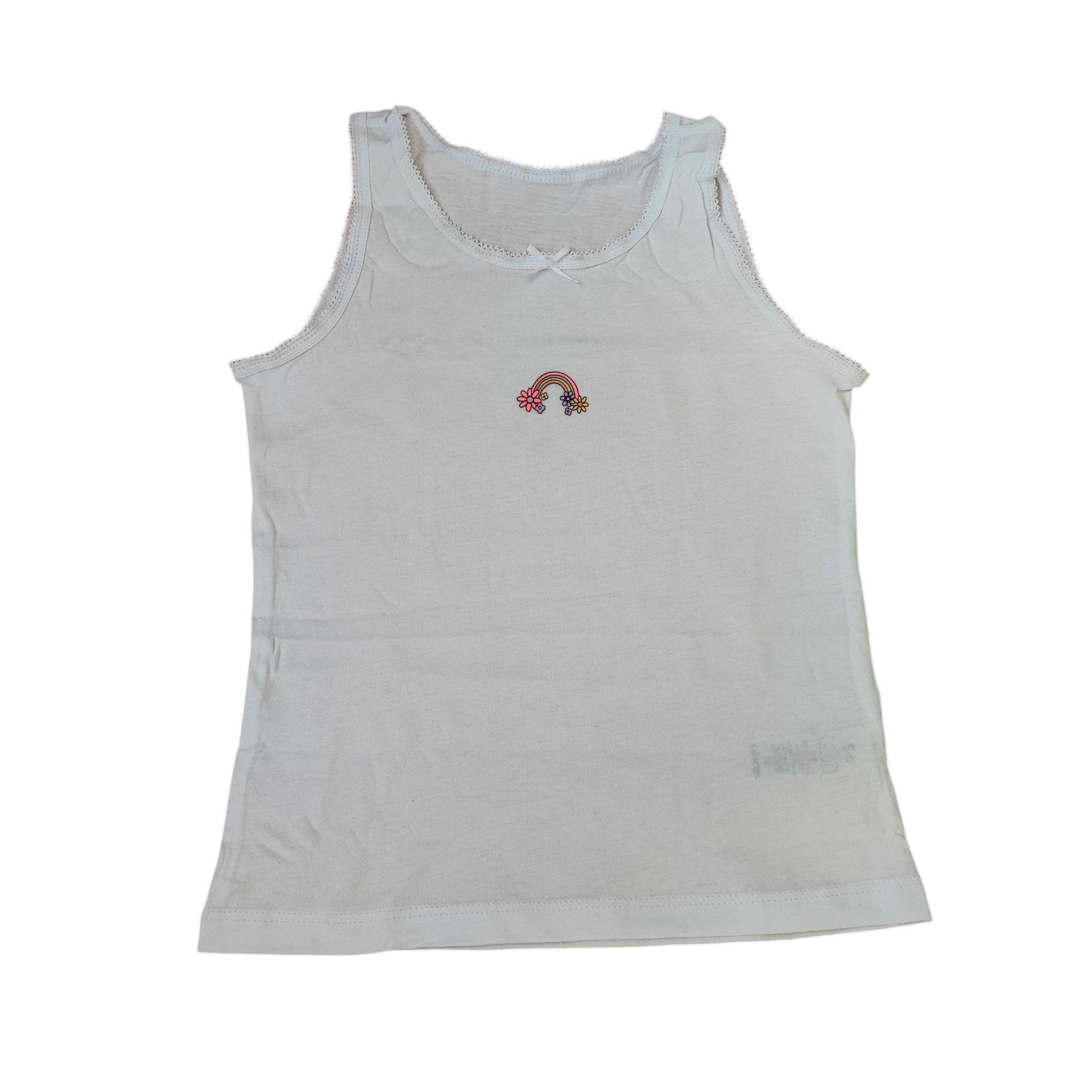 Майка дитяча для дівчинки George 110-116 см Білий (250329069A)