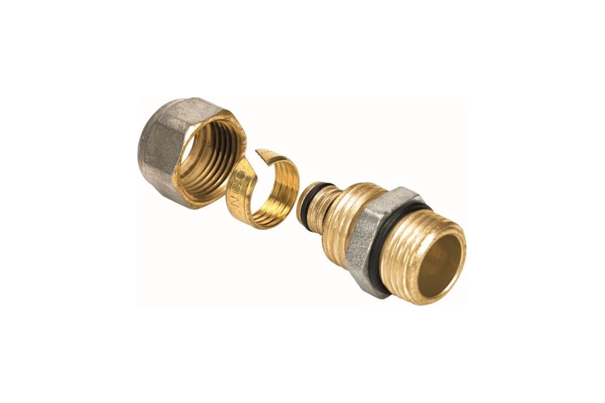Муфта с наружной резьбой HENCO 16х1/2" c O-ring -A (1-1604-A)