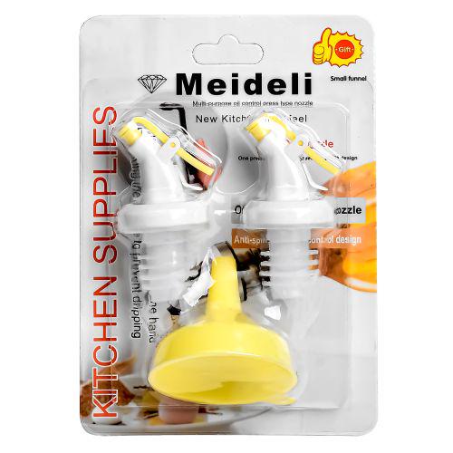 Диспенсер-пробка на бутылку с лейкой 3 пр. (29988) Диспенсер-пробка на бутылку с лейкой 3 пр. (29988)