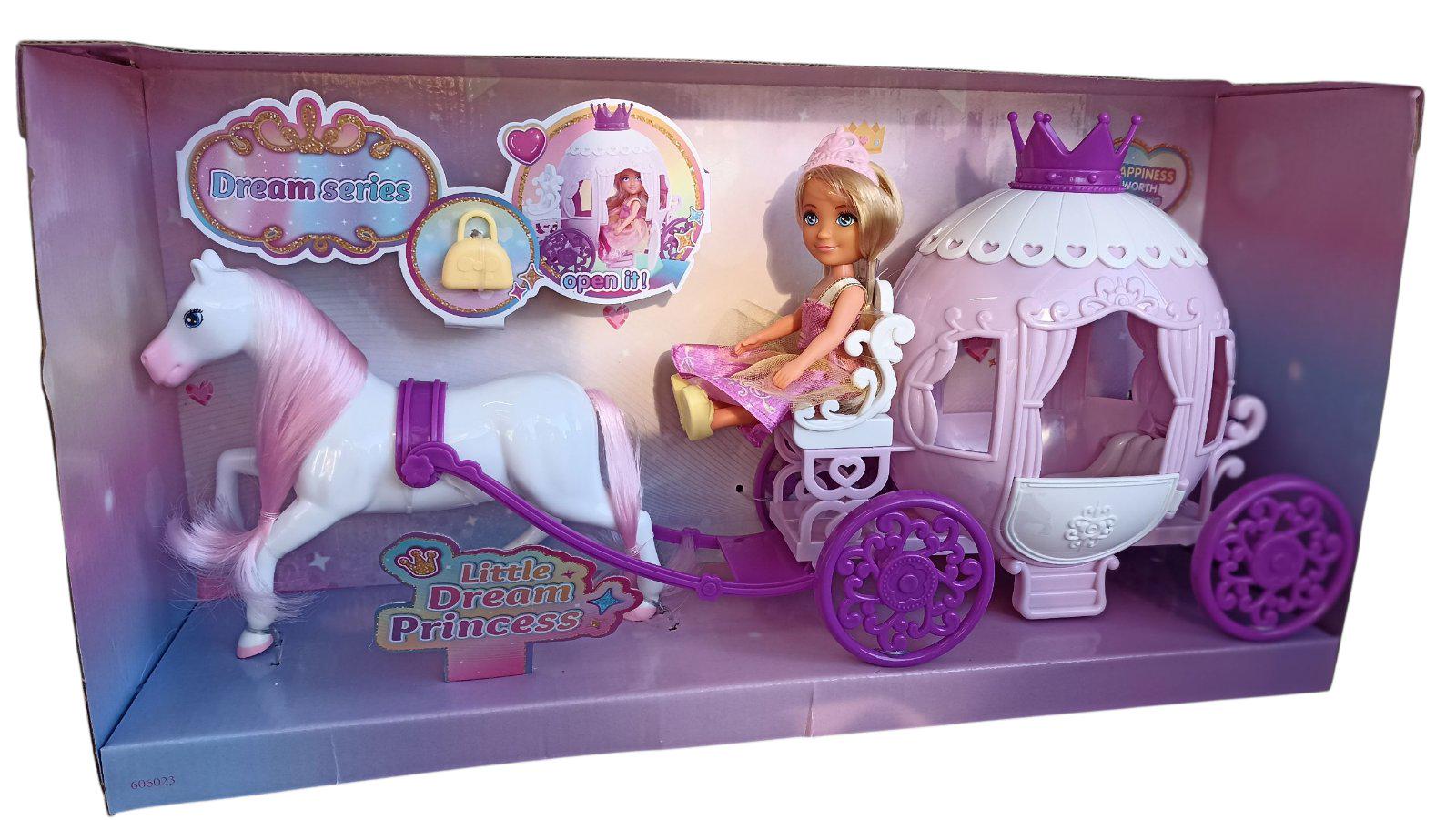 Дитяча іграшка Карета з коником та лялькою 606023 (30572004)