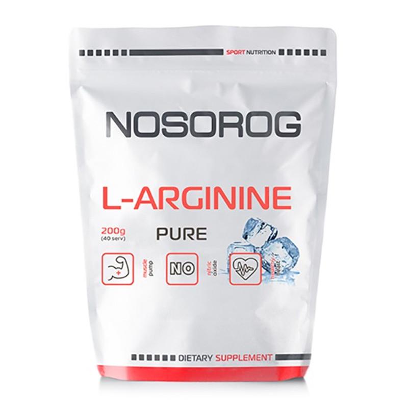 Аргінін NOSOROG L-Arginine 200 г Без смаку (10019-01)