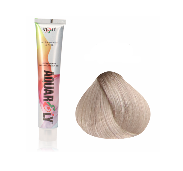 Фарба Itely Aquarely для нормального та сивого волосся 100 мл 10K Ультрасвітлий димчастий блонд