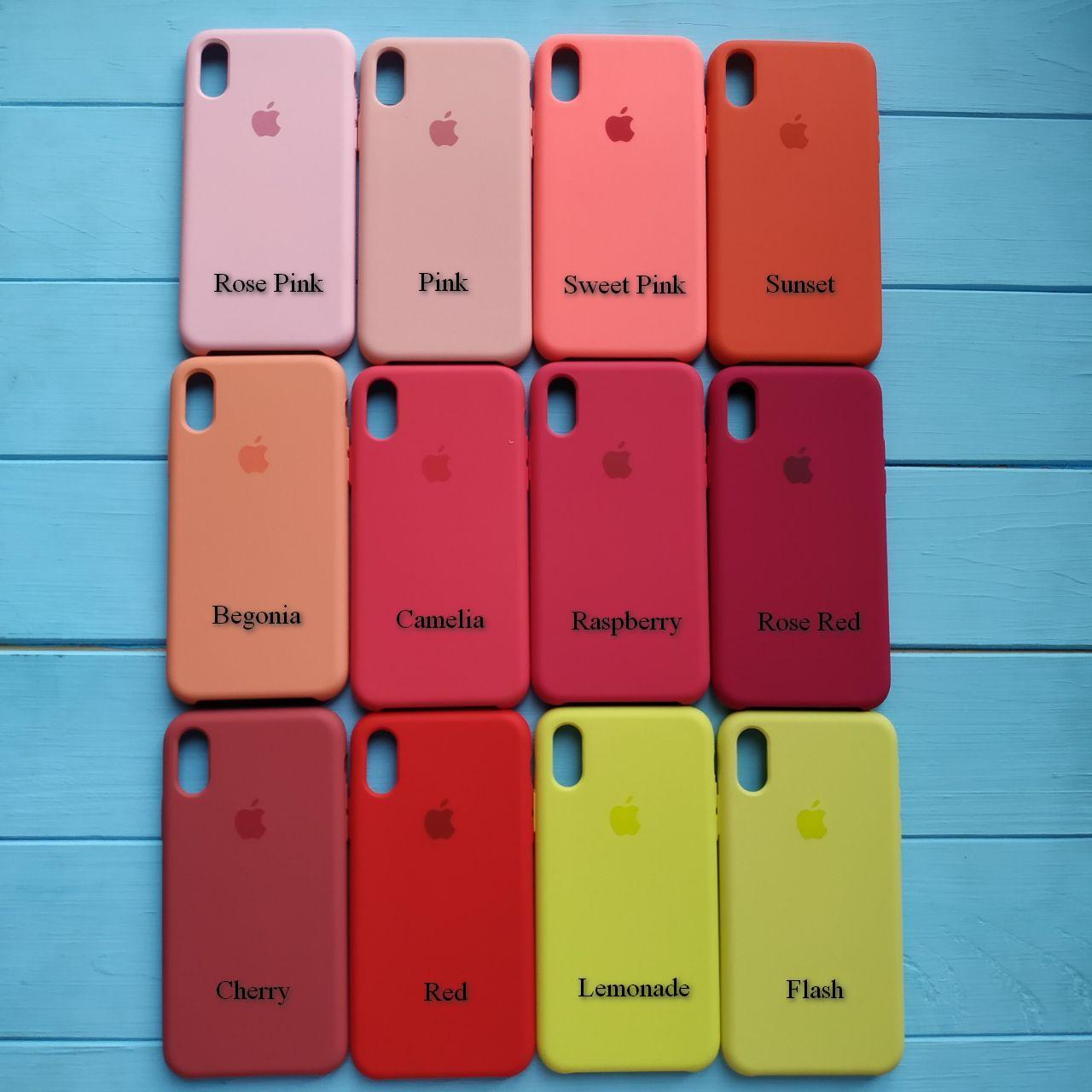 Чехол Silicone Case для Apple iPhone X, XS Pink - фото 3