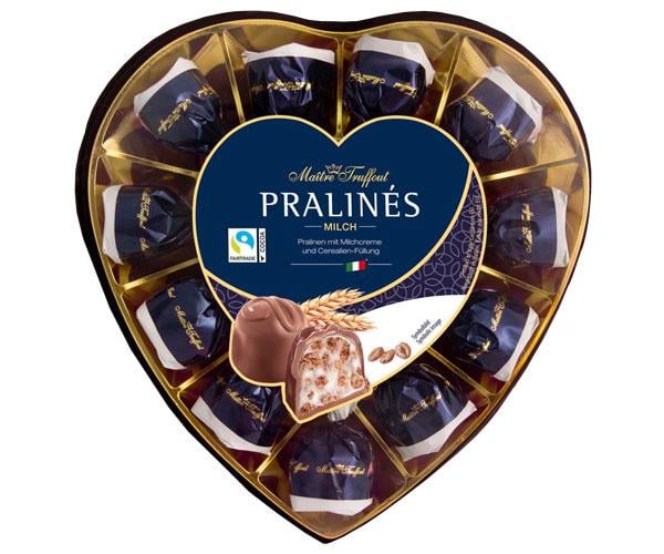 Цукерки Maitre Truffout Pralines Серце з кремовою начинкою 165 г (2504909820)