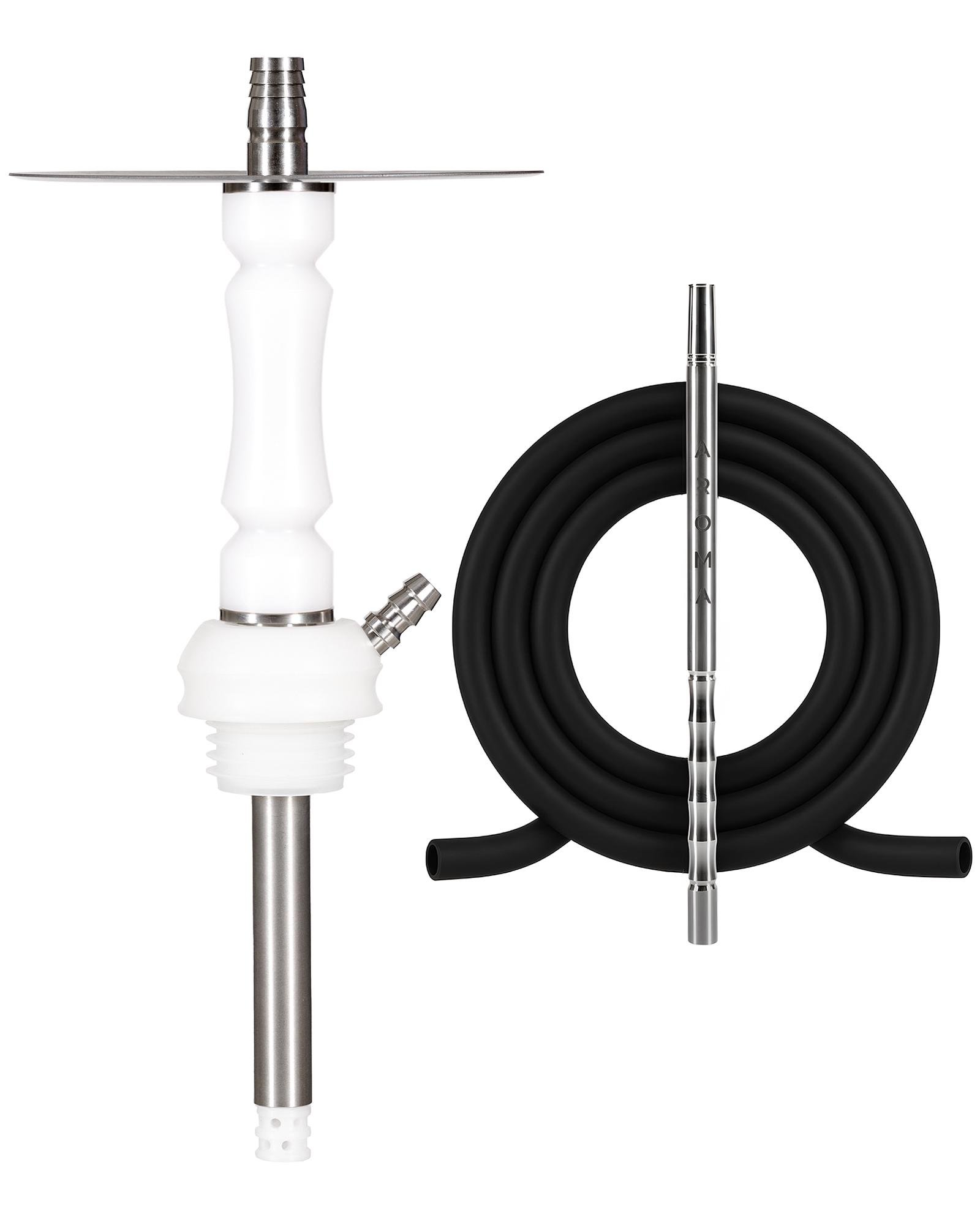 Шахта для кальяна AROMA Hookah Yankee mini под уплотнитель 41 см White (22835)