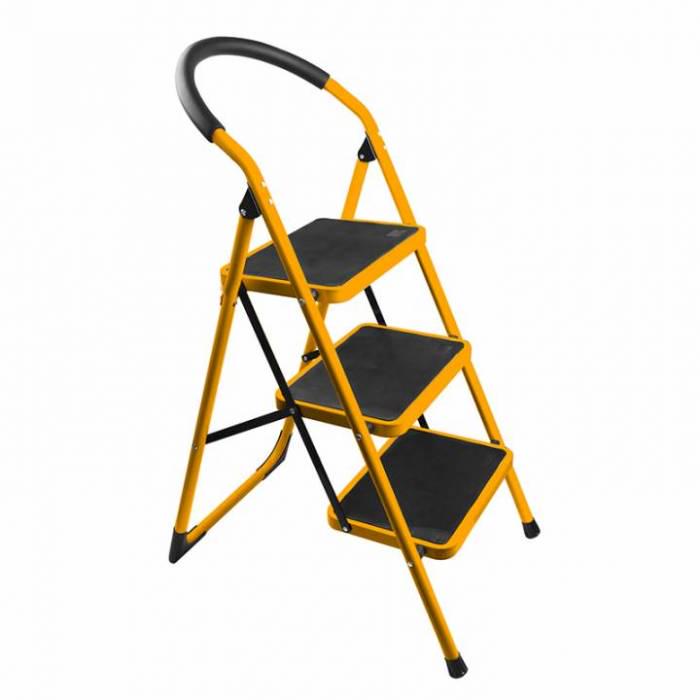 Лестница стальная Tolsen Tools нагрузка до 150 кг Желтый (f9985456) Лестница стальная Tolsen Tools нагрузка до 150 кг Желтый (f9985456)