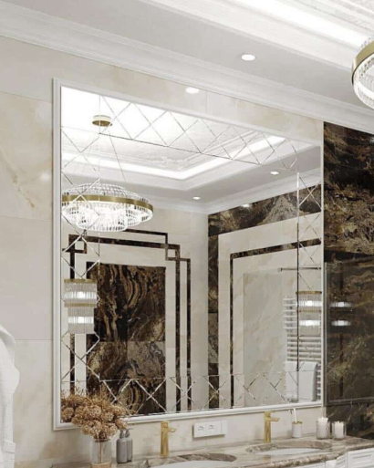 Панно зеркальное Yuf_Glass 2000х2000 мм (141)