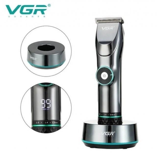 Машинка для стрижки волос VGR V-256 аккумуляторная с 6 насадками (5454) - фото 5 Машинка для стрижки волос VGR V-256 аккумуляторная с 6 насадками (5454) - фото 5