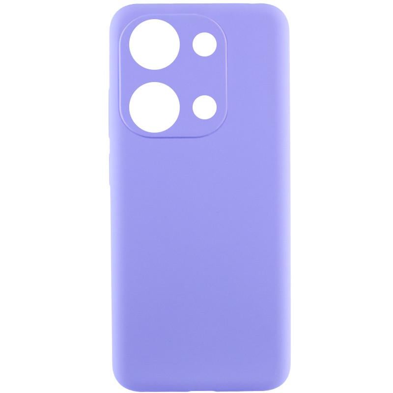 Протиударний чохол Silicone Cover Lakshmi Full Camera (AAA) для Xiaomi Redmi Note 13 4G Бузковий / Dasheen