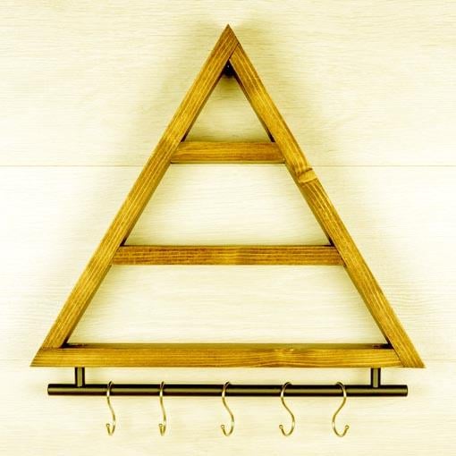 Полка настенная из дерева Реймес Карри (ПНС/002803)