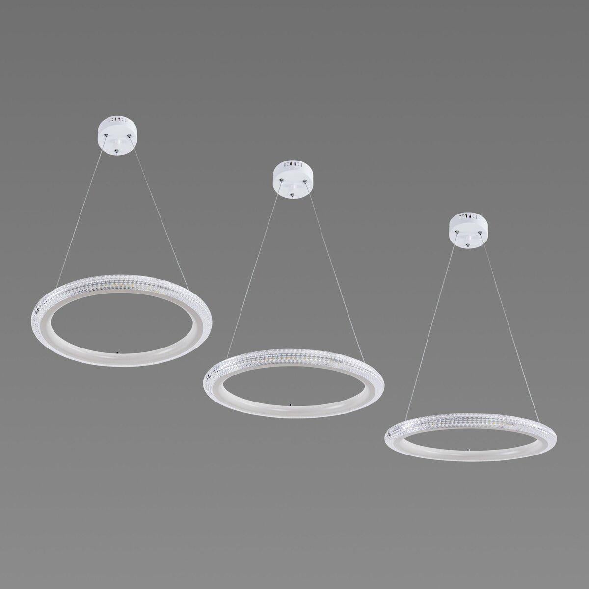 Люстра светодиодная акриловая b s2030/3 114W (34620)