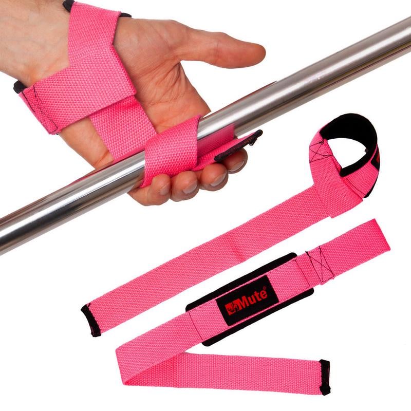 Лямки для тяги MUTE 9153-1 2 шт. Рожевий - фото 2