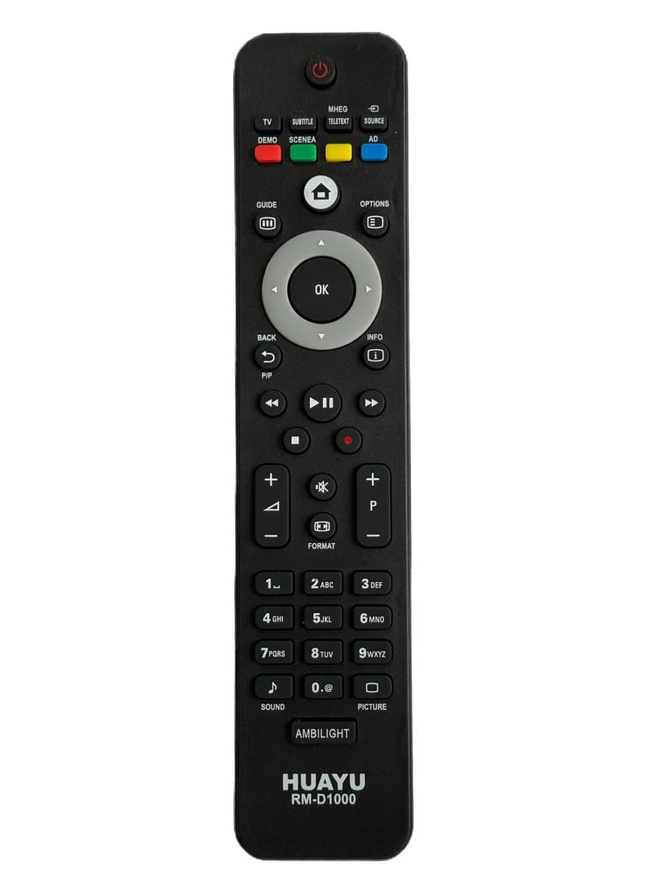 Универсальный пульт Huayu RM-D1000W для телевизоров Philips Универсальный пульт Huayu RM-D1000W для телевизоров Philips