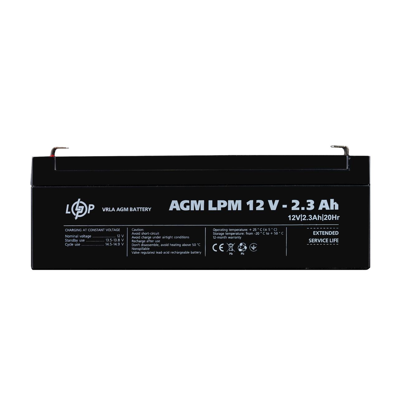 Аккумулятор AGM LPM 12V-2.3 Ah (28152340)