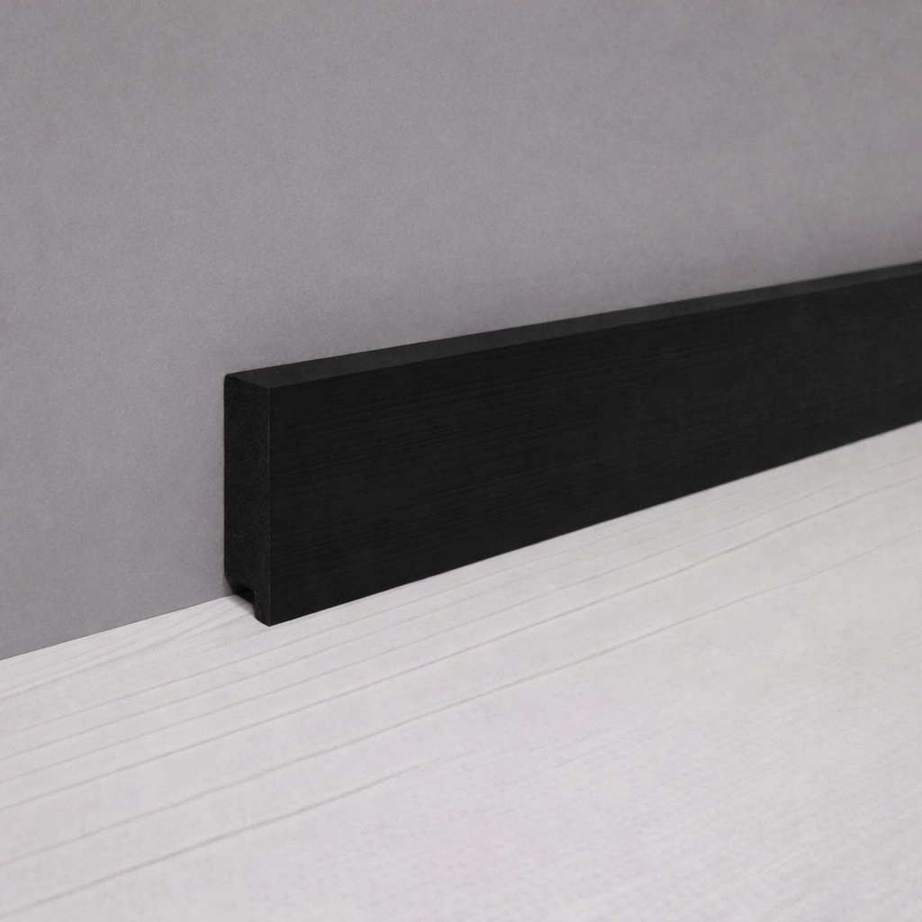 Плінтус дюрополімерний 43х12х2900 мм Чорний (4312B-5004-4)