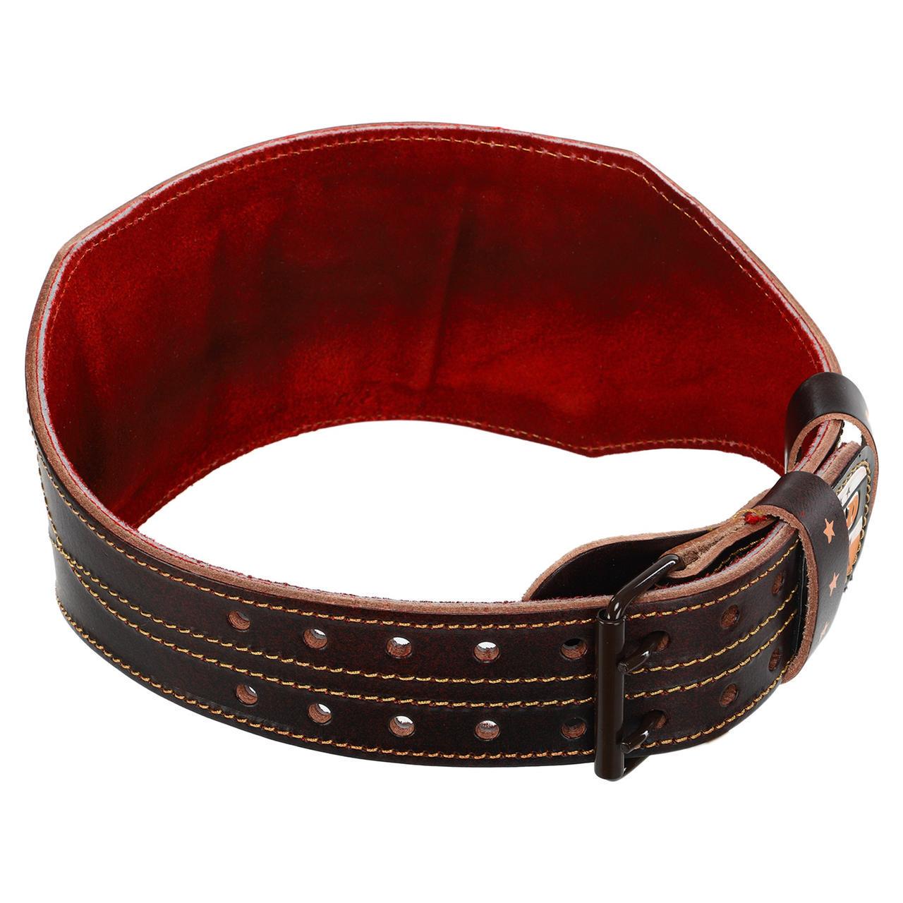 Пояс атлетический кожаный VELO VL-8178 110-125 см с подкладкой для спины M-XXL спинка 15 см (2532847770)