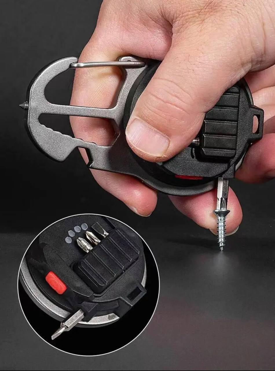 Ліхтар з карабіном W5137 з Type-C 7 режимів освітлення та набір викруток Сірий (2022637678635) - фото 8 Ліхтар з карабіном W5137 з Type-C 7 режимів освітлення та набір викруток Сірий (2022637678635) - фото 8