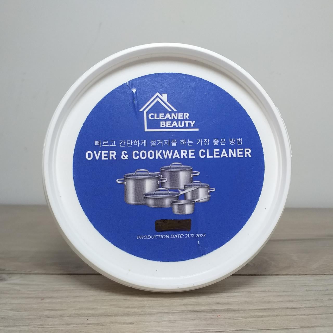 Засіб чистячий для духовок Cleaner Beauty Over Cookware Cleaner від жиру та нагару 220 г