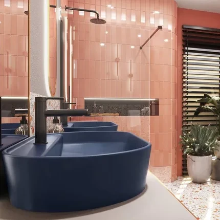 Раковина ELITA Babette 62х41 см Синій матовий (146042) - фото 6 Раковина ELITA Babette 62х41 см Синій матовий (146042) - фото 6