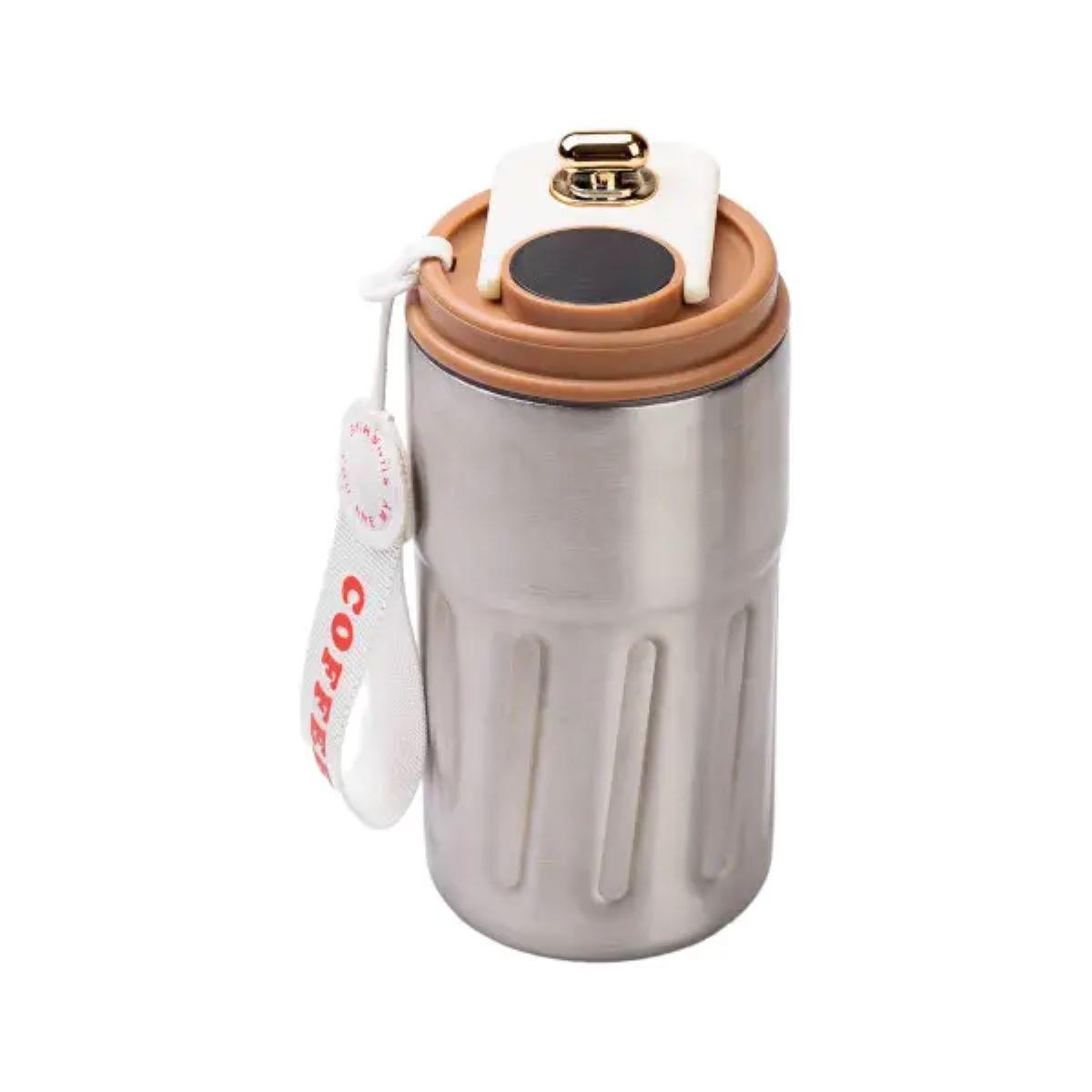 Термокружка Coffee HP-14-10BR с датчиком температуры 500 мл Коричневый (A-033260) - фото 2