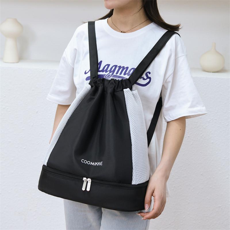 Сумка-рюкзак для шкільної спортивної форми Чорний - фото 2 Сумка-рюкзак для шкільної спортивної форми Чорний - фото 2