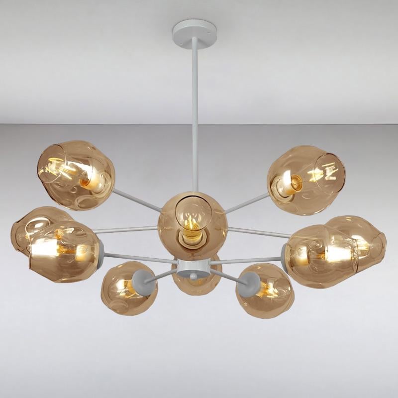 Люстра-молекула подвесная Light House LS-15178-10 Белый (8773)