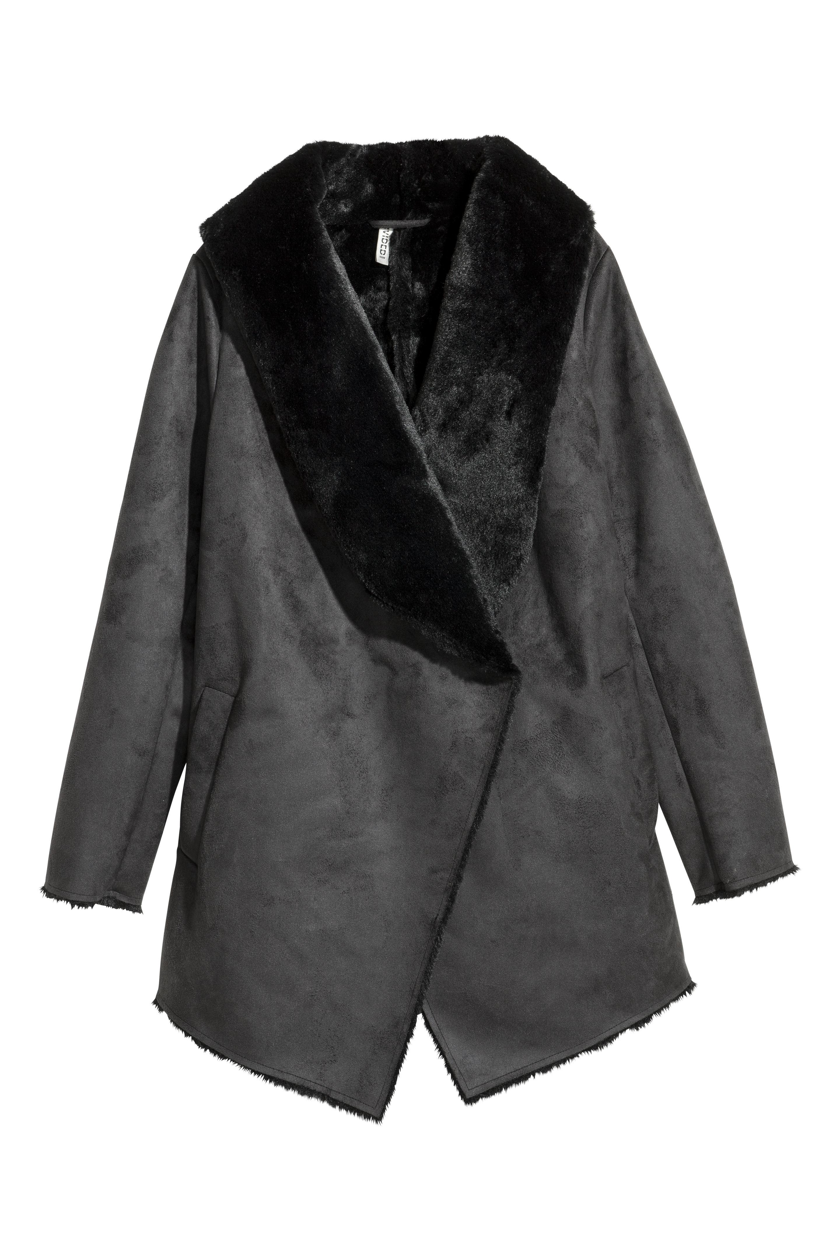 Пальто H&M р. 40 Черный (3009087)