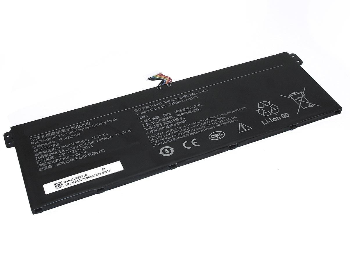 Аккумулятор для ноутбука Xiaomi R14B01W Mi Redmi Redmibook 14 15.2V Black 3220mAh OEM