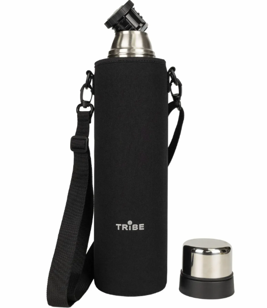 Чехол для питьевого термоса Tribe Neoprene Cover T-DF-0012 1,6 л Черный (6936116102512) - фото 3