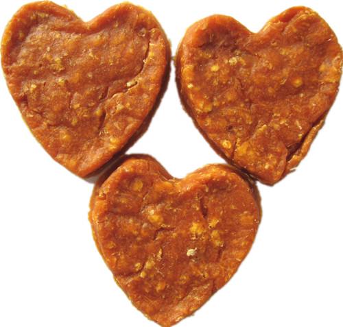 Лакомство для собак Yalute Salmon and Oats in Heart Shape Лосось и овес 100 г (4820261920543) - фото 3