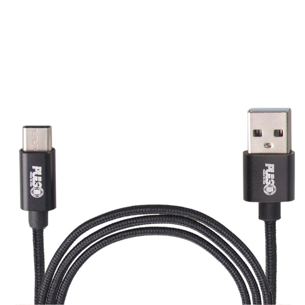 Кабель PULSO USB - Type C 3 А 1 м Black (CC-1801C BK) - фото 2