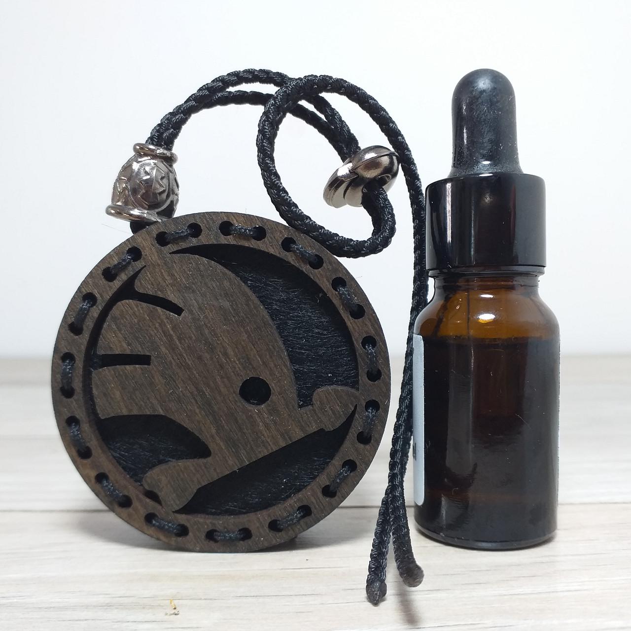 Ароматизатор-підвіска в авто з дерева та повсті для Škoda з ароматом Brownie Hazelnut Caramel (KG-12339)