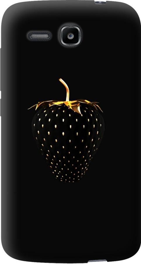 Чехол на Huawei Ascend Y600 Черная клубника (3585u-486-42517)