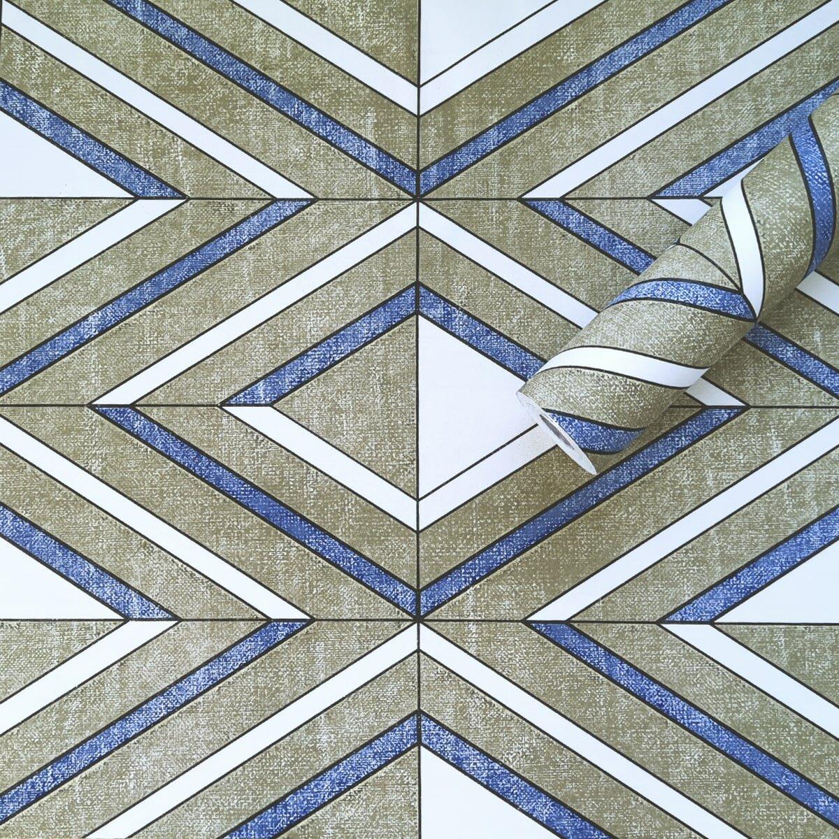 Плівка самоклеюча 0,45х10 м х0,07 мм Волошкові ромби SW-00001256 - фото 1 Плівка самоклеюча 0,45х10 м х0,07 мм Волошкові ромби SW-00001256 - фото 1