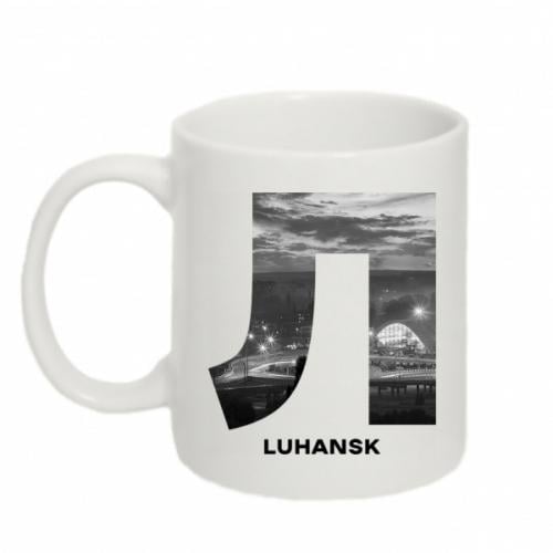 Кружка Luhansk Black & White 320 мл Белый (18020109-1-205074)